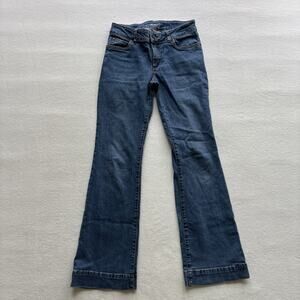 Wranglers Jeans Women's Retro Mae Trouser Wide Leg 09MWWYF Size 7 x 34 Western